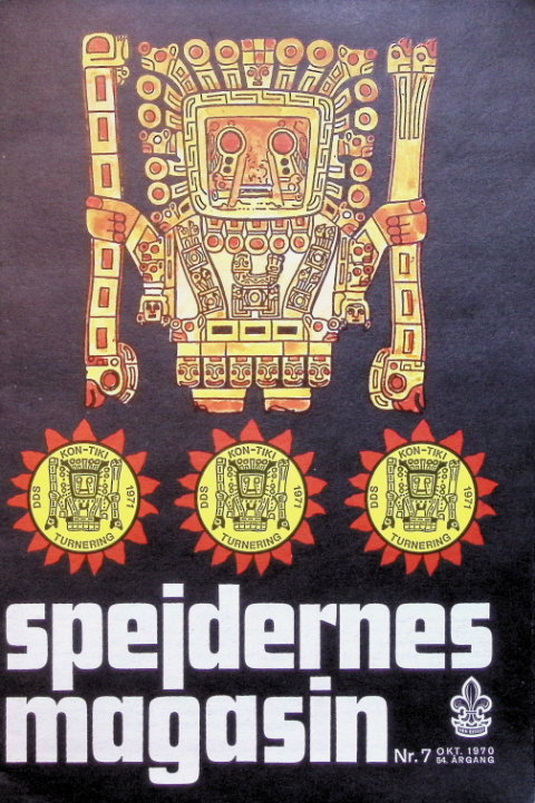 Forside: Spejdernes Magasin 1970 årg  54 nr 7