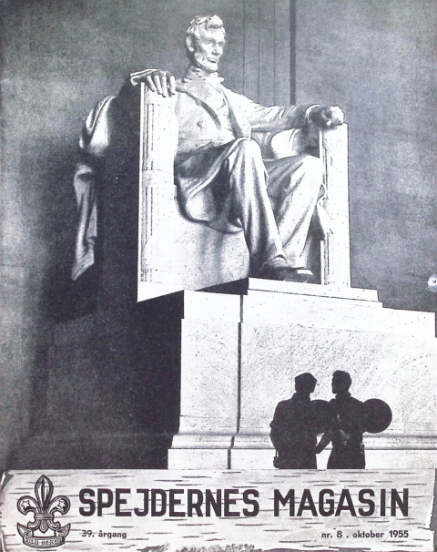 Forside: Spejdernes Magasin 1955 årg  39 nr 8