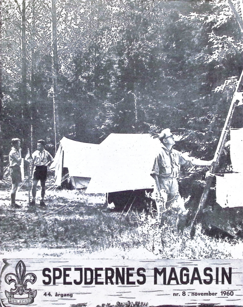 Forside: Spejdernes Magasin 1960 årg  44 nr 8