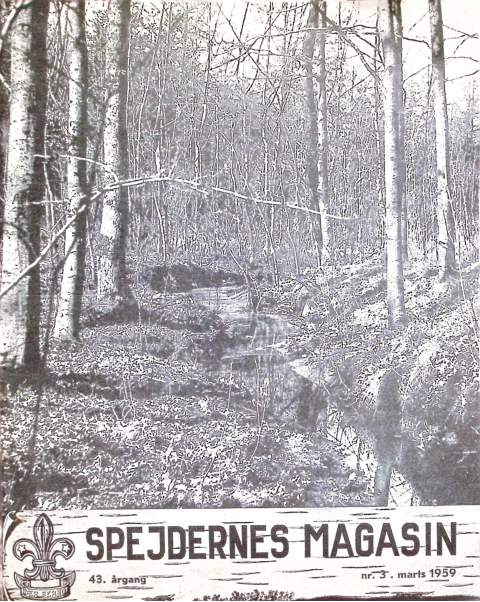 Forside: Spejdernes Magasin 1959 årg  43 nr 3