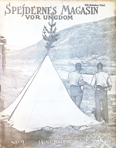 Forside: Spejdernes Magasin 1918 årg 2 nr 9