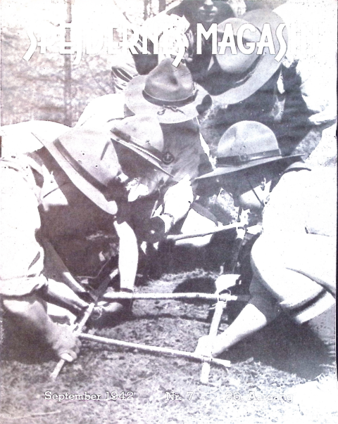 Forside: Spejdernes Magasin 1942 årg  26 nr 7