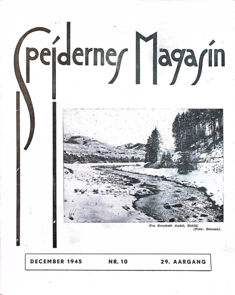 Forside: Spejdernes Magasin 1945 årg  29 nr 10