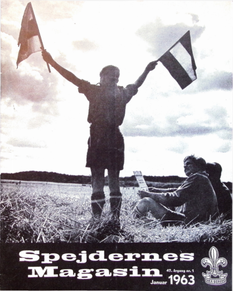 Forside: Spejdernes Magasin 1963 årg  47 nr 1