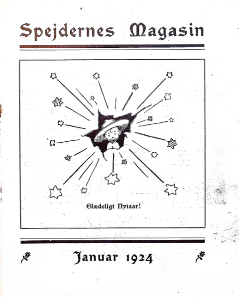 Forside: Spejdernes Magasin 1924 årg  8 nr 4