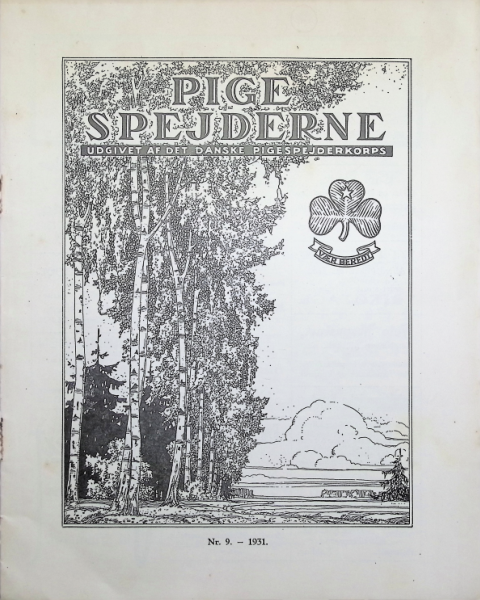 Forside: Pigespejderne 1931 årg 14 nr. 9