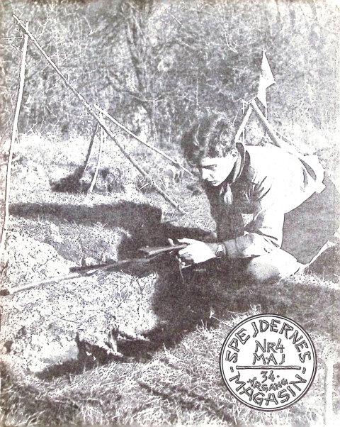 Forside: Spejdernes Magasin 1950 årg  34 nr 4