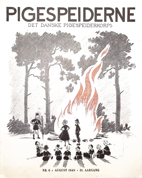 Forside: Pigespejderne 1948 årg 31 nr. 6