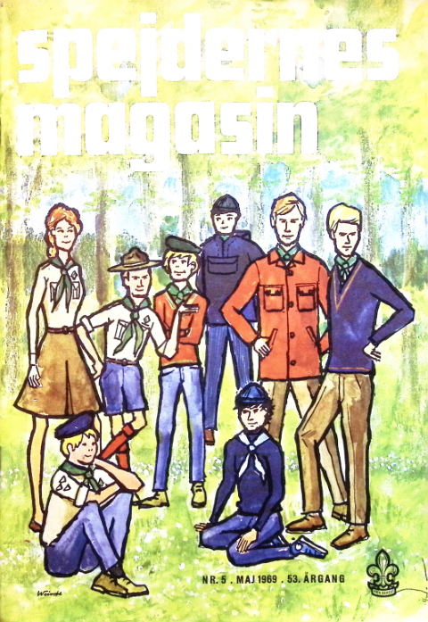 Forside: Spejdernes Magasin 1969 årg  53 nr 5