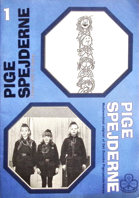 Forside: Pigespejderne 1969 årg 52 nr. 1