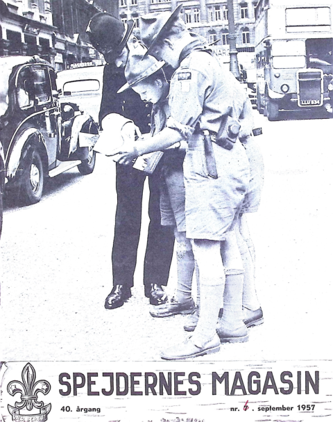 Forside: Spejdernes Magasin 1957 årg  41 nr 6