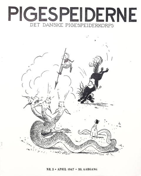 Forside: Pigespejderne 1947 årg 30 nr. 3