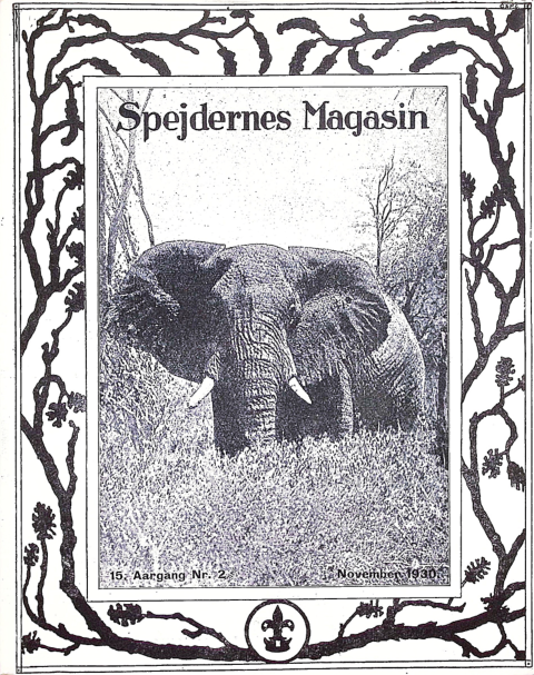 Forside: Spejdernes Magasin 1930 årg  15 nr 2