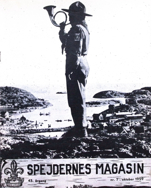 Forside: Spejdernes Magasin 1959 årg  43 nr 7