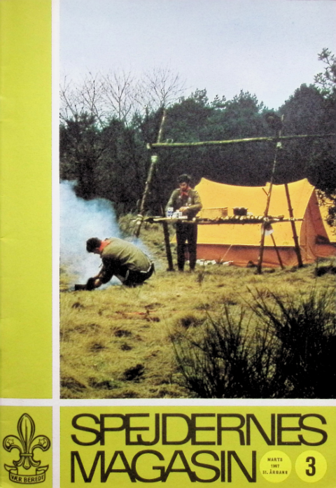 Forside: Spejdernes Magasin 1967 årg  51 nr 3