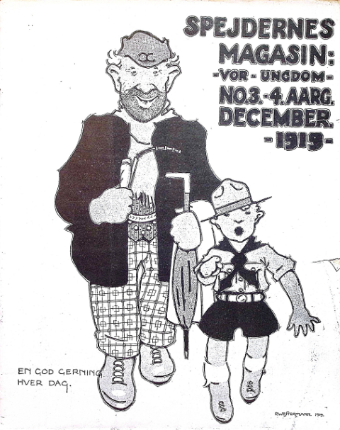 Forside: Spejdernes Magasin 1919 årg 4 nr 3