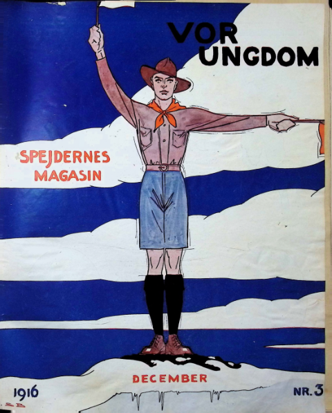 Forside: Spejdernes Magasin 1916 nr 3