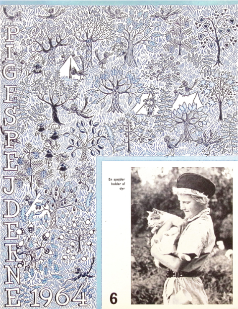 Forside: Pigespejderne 1964 årg 47 nr. 6