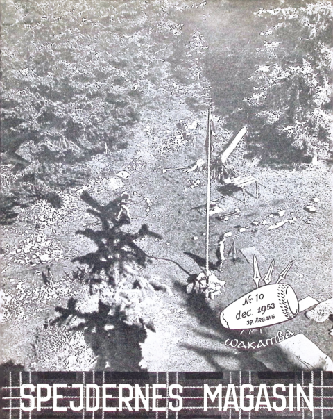 Forside: Spejdernes Magasin 1953 årg  37 nr 10