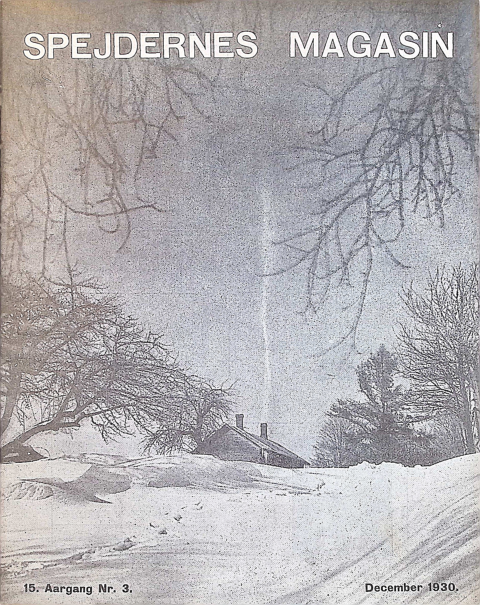 Forside: Spejdernes Magasin 1930 årg  15 nr 3