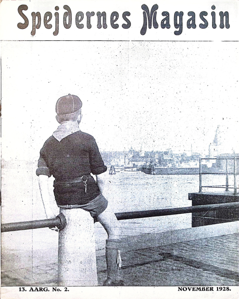 Forside: Spejdernes Magasin 1928 årg  13 nr 2