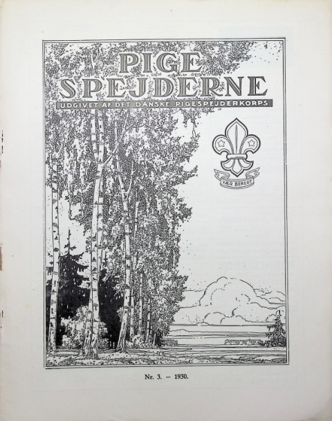 Forside: Pigespejderne 1930 årg 13 nr. 3
