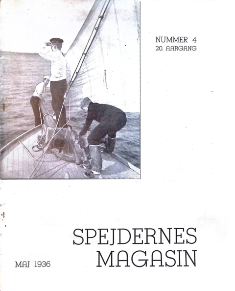 Forside: Spejdernes Magasin 1936 årg  20 nr 4