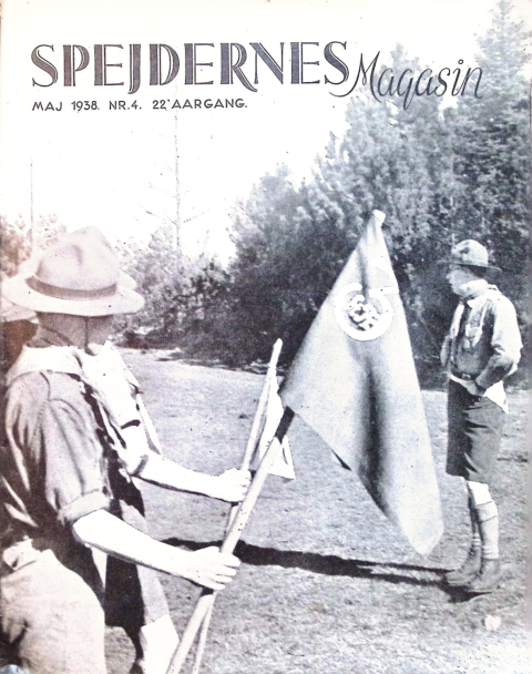 Forside: Spejdernes Magasin 1938 årg  22 nr 4
