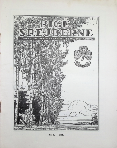 Forside: Pigespejderne 1931 årg 14 nr. 5