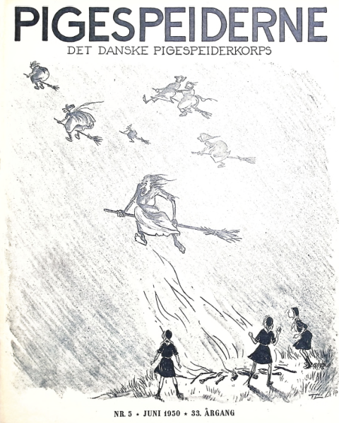 Forside: Pigespejderne 1950 årg 33 nr. 5
