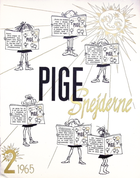 Forside: Pigespejderne 1965 årg 48 nr. 2