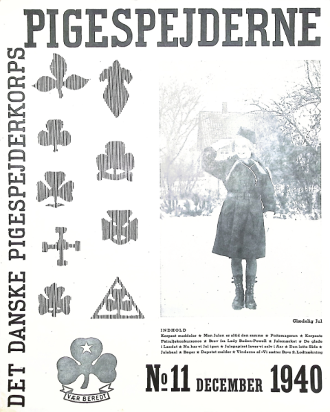 Forside: Pigespejderne 1940 årg 23 nr. 11