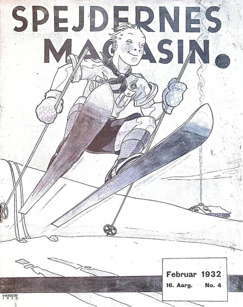 Forside: Spejdernes Magasin 1932 årg  16 nr 4