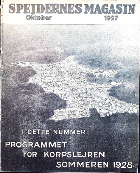 Forside: Spejdernes Magasin 1927 årg  12 nr 1