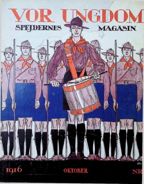 Forside: Spejdernes Magasin 1916 nr 1