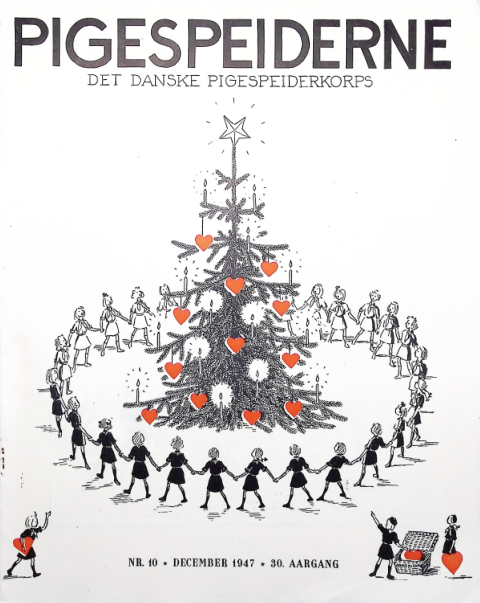 Forside: Pigespejderne 1947 årg 30 nr. 10