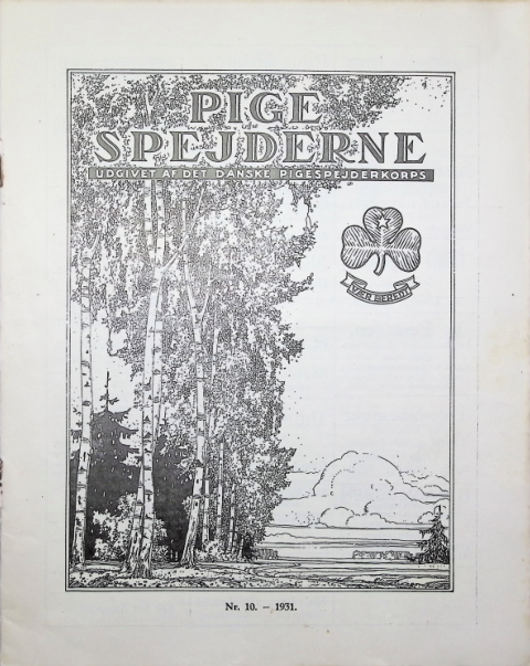 Forside: Pigespejderne 1931 årg 14 nr. 10
