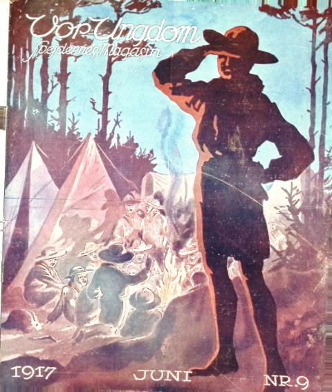 Forside: Spejdernes Magasin 1917 nr 9