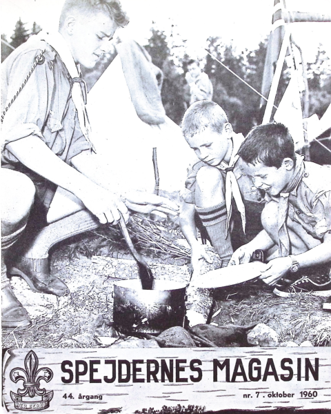 Forside: Spejdernes Magasin 1960 årg  44 nr 7