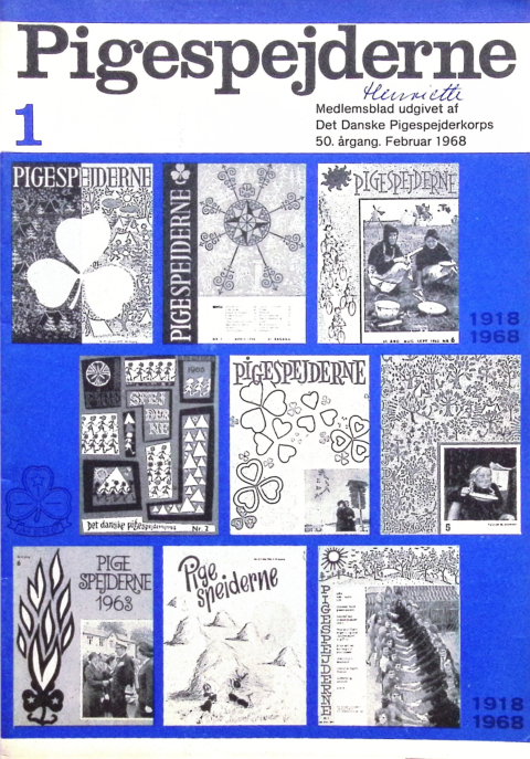 Forside: Pigespejderne 1968 årg 51 nr. 1