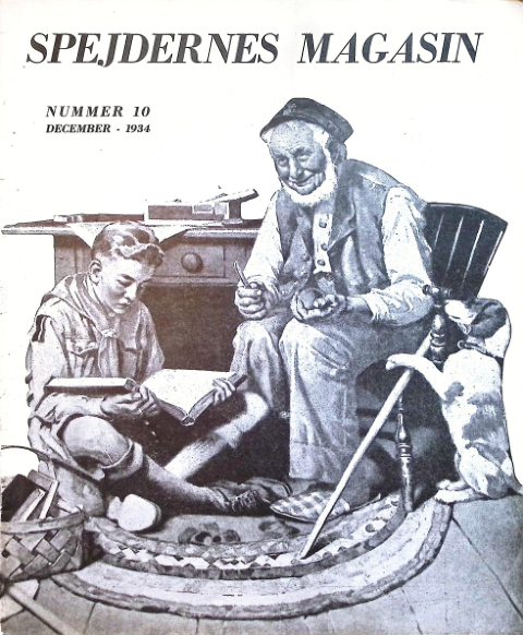 Forside: Spejdernes Magasin 1934 årg  18 nr 10