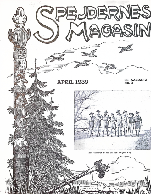 Forside: Spejdernes Magasin 1939 årg  23 nr 3