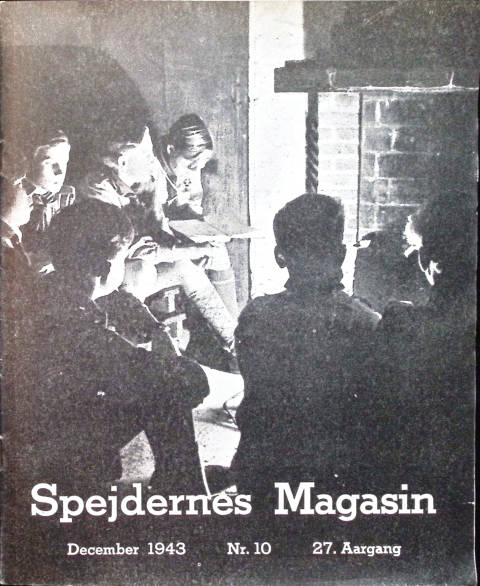 Forside: Spejdernes Magasin 1943 årg  27 nr 10