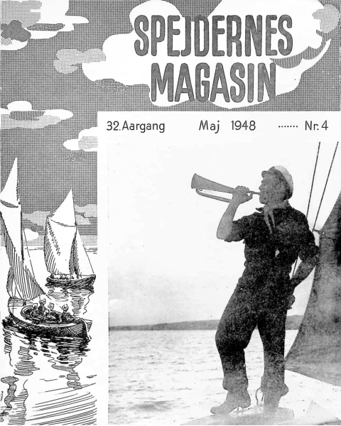 Forside: Spejdernes Magasin 1948 årg  32 nr 4