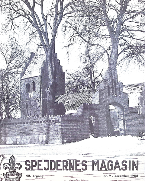 Forside: Spejdernes Magasin 1958 årg  42 nr 9