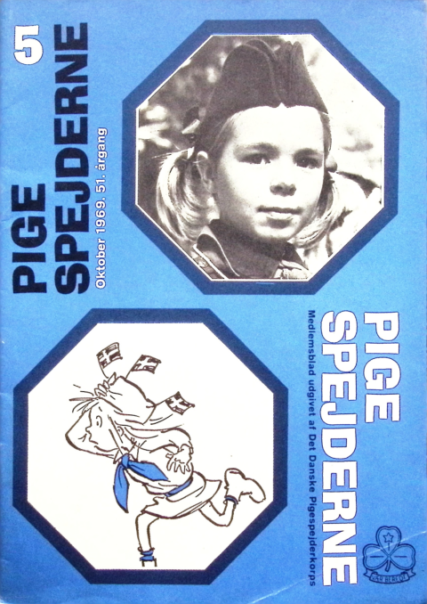 Forside: Pigespejderne 1969 årg 52 nr. 5