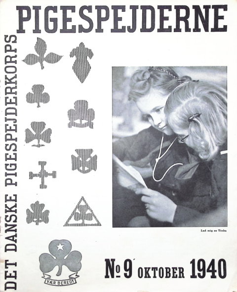 Forside: Pigespejderne 1940 årg 23 nr. 9