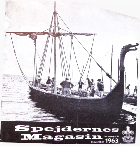 Forside: Spejdernes Magasin 1963 årg  47 nr 8