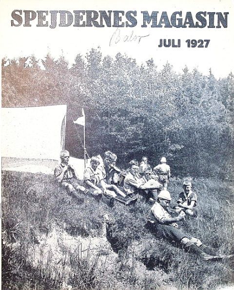 Forside: Spejdernes Magasin 1927 årg  11 nr 10