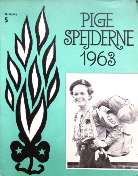 Forside: Pigespejderne 1963 årg 46 nr. 5